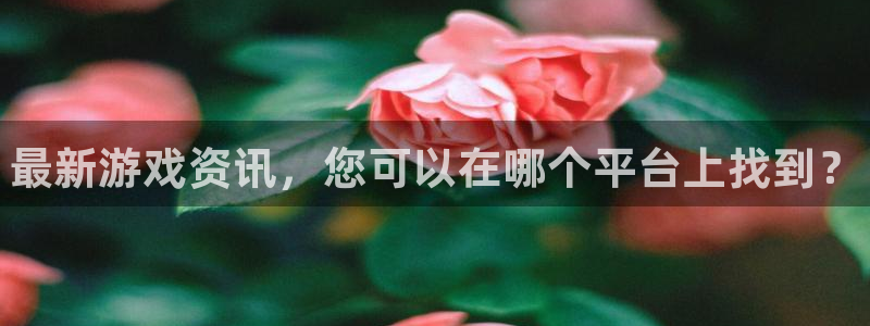 杜邦娱乐官网：最新游戏资讯，您可以在哪个平台上找到？