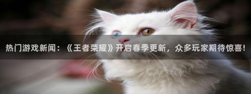 杜邦娱乐测速登陆：热门游戏新闻：《王者荣耀》开启春季更新，众
